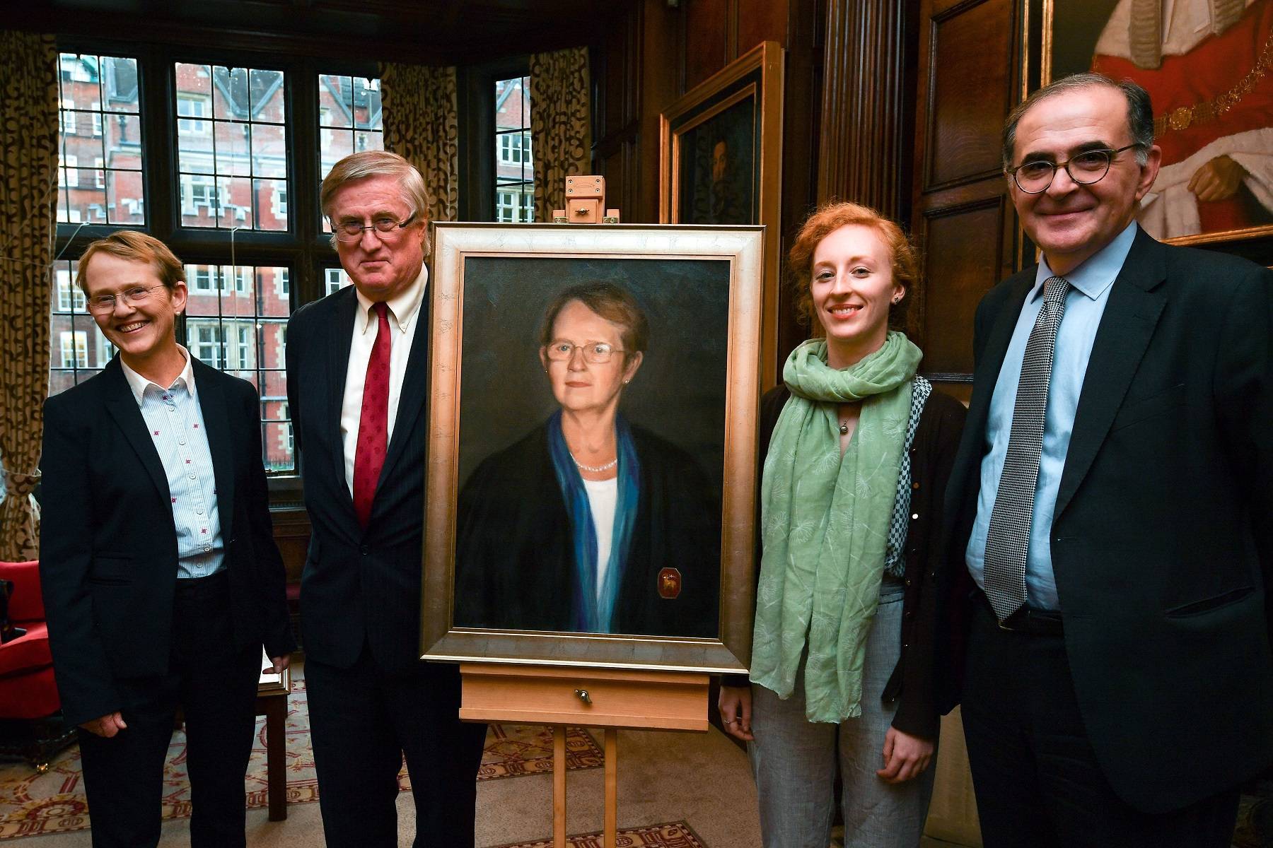 Oil Painted portrait of Professor Dawn Oliver